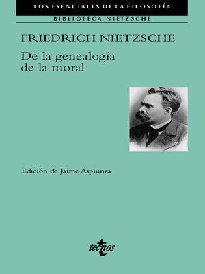 cover image of De la genealogía de la moral
